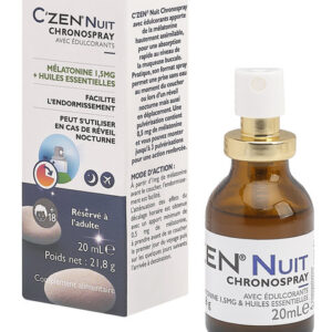 C'ZEN Nuit Chronospray Mélatonine Sous Forme Liposomale - Absorption Sublinguale Rapide 20 mL - Image 3