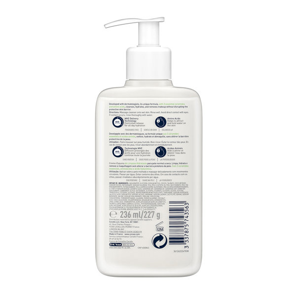 Crème Moussante Nettoyante Hydratante Visage Peaux Normales à Sèches – Image 2