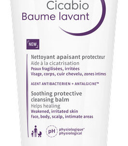 BIODERMA Cicabio Baume Lavant nettoyant aide à la cicatrisation peau lésée 200ml - Image 1
