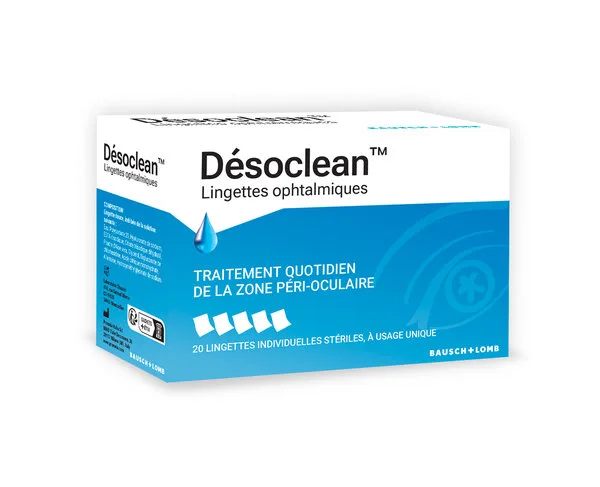 Desoclean Lingettes Stériles Ophtalmiques (20)