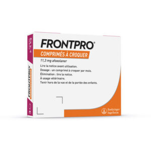 Frontpro Chien de 2 à 4kg - Anti-puces Anti-tiques pour chien - 3 comprimés - Image 2
