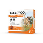Frontpro Chien 4 à 10 kg - Anti-puces Anti-tiques pour chien - 3 comprimés