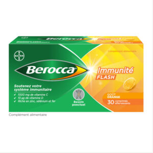 Berocca® Immunité Flash - 30 comprimés effervescents