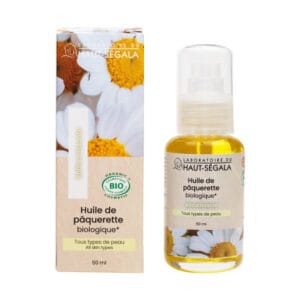 Huile végétale bio de pâquerette biologique