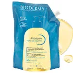 BIODERMA Atoderm Huile de douche peau sujette eczéma atopique Eco Recharge 1L
