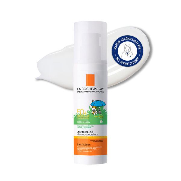 Anthelios Crème Solaire en Lait Bébé Dermo-Pediatrics SPF50+ Sans Parfum 50ml – Image 2