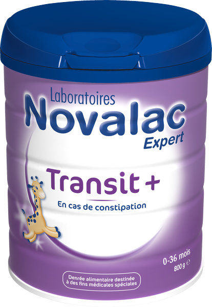 Lait pour bébés de 0 à 36 mois de la marque Novalac.. Conditionnement 800g
