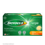 Berocca® Energie Orange - Multivitamines et Minéraux - Vitamine C, B3, B5, B1, B12, Calcium, Magnésium et Zinc - Complément alimentaire - Aide à réduire la fatigue* - 30 comprimés effervescents