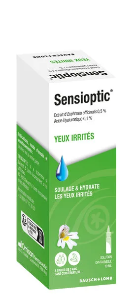Sensioptic Unidoses Solution Ophtalmique Yeux Irrités (10)