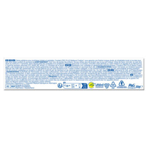 Fixodent Pro Plus La meilleure fixation Crème Adhésive pour Prothèses Dentaires 60g - Image 2