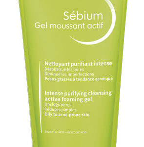 BIODERMA Sébium Gel Moussant Actif nettoyant anti-imperfections peau grasse 200ml - Image 1