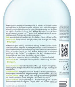 BIODERMA Sébium H2O eau micellaire nettoyante purifiante peau mixte à grasse 500ml - Image 2