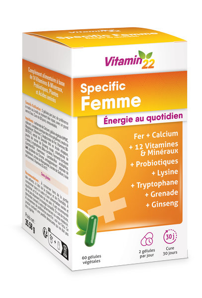 pediakid 22 vitamines, vitamin 22, vitamin'22 specific femme
