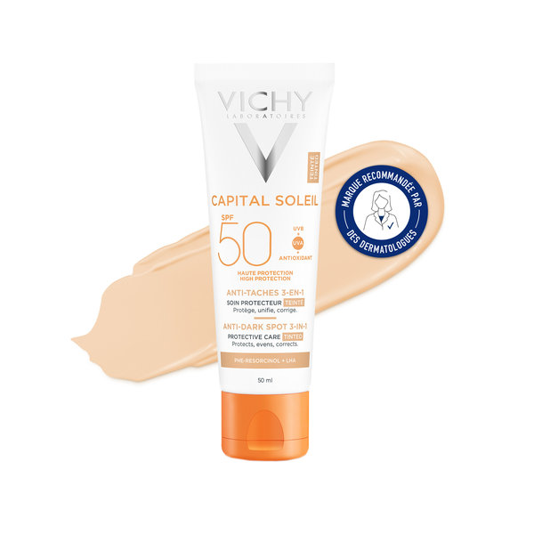 Capital Soleil Soin anti-tâches teintée SPF50+ Tube 50ml – Image 3
