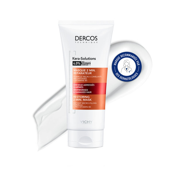 Dercos Technique Kera-Solutions Masque 2min. Réparateur 200ml – Image 2