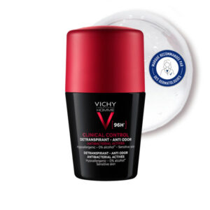 Vichy Homme Détranspirant anti-odeur 96h - Roll-on 50ml - Image 2