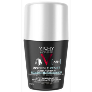 Vichy Homme Dermo-détranspirant Invisible Protect 72h anti-taches anti-irritations 50ml - Image 1