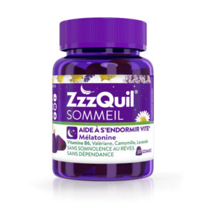 ZzzQuil Sommeil - Gommes arôme naturel fruits des bois - Complément alimentaire à base de valériane, camomille, lavande, vitamine B6 et de mélatonine - 30 gommes - Image 1