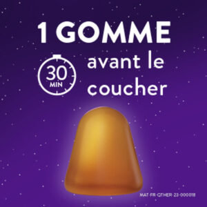 ZzzQuil Sommeil - Gommes arôme naturel mangue banane - Complément alimentaire à base de valériane, camomille, lavande, vitamine B6 et de mélatonine - 60 gommes - Image 10