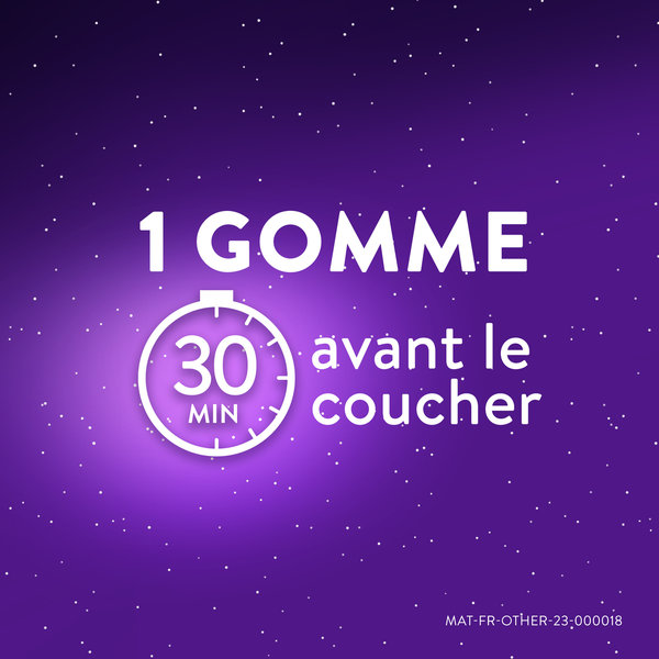 ZzzQuil Sommeil - Gommes arôme naturel fruits des bois - Complément alimentaire à base de valériane, camomille, lavande, vitamine B6 et de mélatonine - 30 gommes – Image 7
