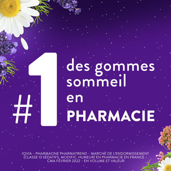 ZzzQuil Sommeil - Gommes arôme naturel fruits des bois - Complément alimentaire à base de valériane, camomille, lavande, vitamine B6 et de mélatonine - 30 gommes – Image 9