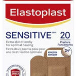 ELASTOPLAST Pansements Sensibles Peaux Métisses – Boîte de 20 Pansements