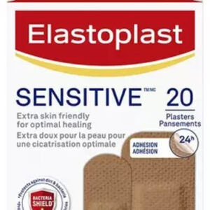 ELASTOPLAST Pansements Sensibles Peaux Métisses – Boîte de 20 Pansements