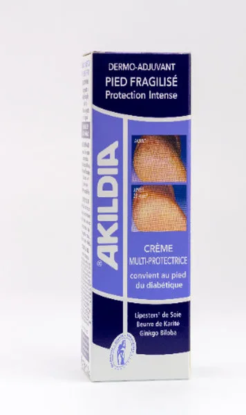 Crème Multi-Protectrice AKILDIA®, creme pieds diabetiques