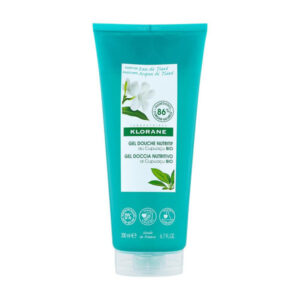 Klorane - Douche - Gel douche au parfum  Eau de Tiaré  - Tous types de peaux