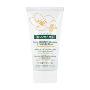 Klorane - Dépilatoire - Crème dépilatoire apaisante à l'Amande douce- Visage et zones sensibles