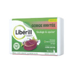 LIBERILL, gommes gorge irritée, boite de 50g, aux ingrédients d'origine naturelle. Dès 12 ans. Complément alimentaire. Sans sucre et avec édulcorants.