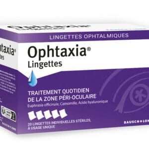 Ophtaxia Lingettes Hygiène & Soin Quotidien des Paupières & des Cils