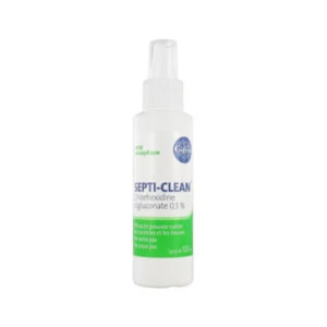 SEPTI-CLEAN DIGLUCONATE DE CHLORHEXIDINE 0,5% - Solution pour application cutanée – Spray de 100 ml
