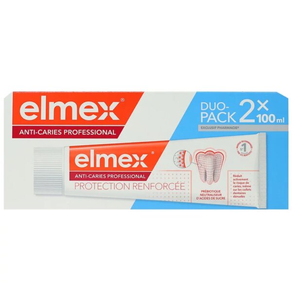 Dentifrice Anti-Caries Professional Protection Renforcée Lot de 2 x 100 ml