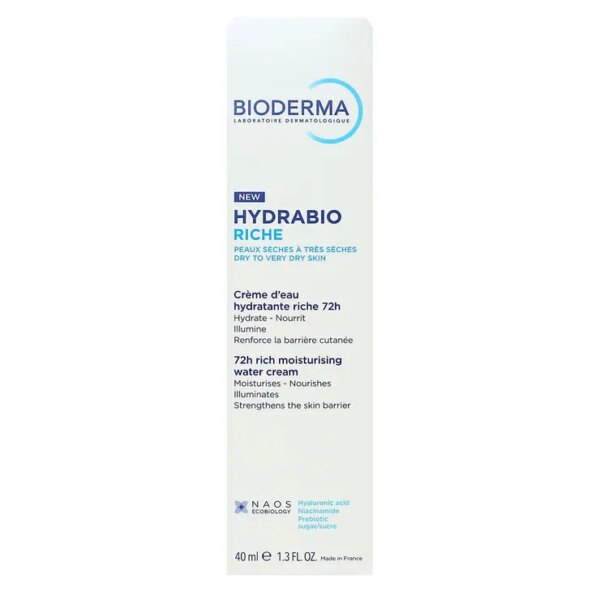 Bioderma Hydrabio Riche crème hydratante 72h