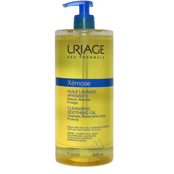 Xémose Huile Nettoyante Apaisante 1L Uriage