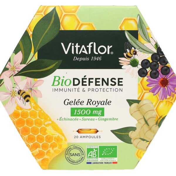 Gelée royale défense plus immunité 1500mg