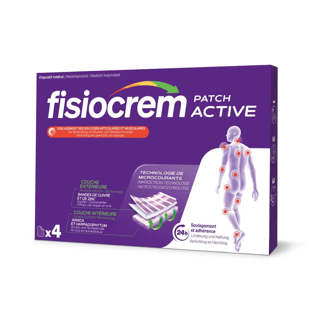 Fisiocrem Active Patchs douleurs musculaires & articulaires