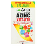 Arkopharma Azinc Adulte Vitalité Vitamines C & E, Zinc 150 gélules