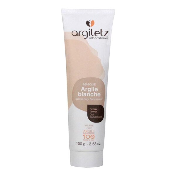 Masque Argile Blanche 100g - Peau Sensible Éclatante | Argiletz