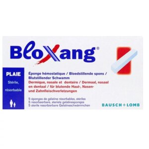 Bloxang Eponges hémostatiques Bausch & Lomb
