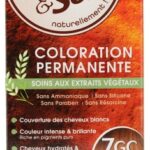 Color & Soin Coloration Permanente - Coloration : Blond Doré Cuivré : 7GC