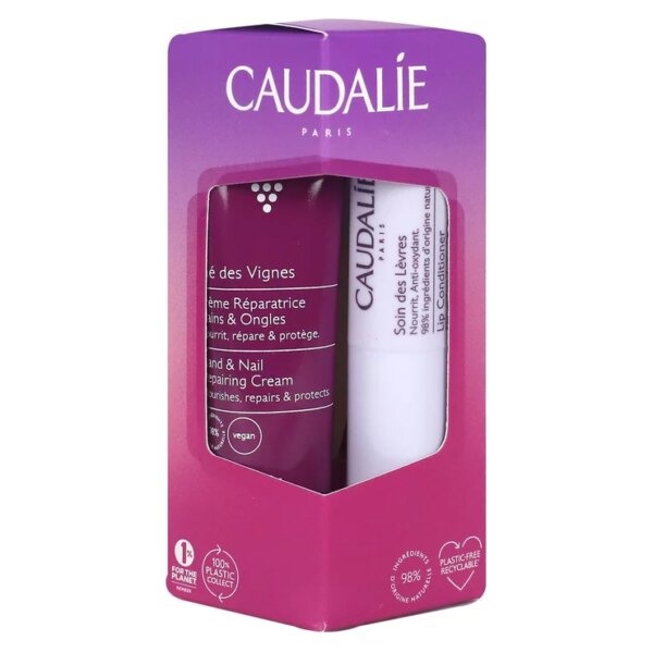 Duo Crème Mains et Ongles Thé des Vignes 30 ml + Soin des Lèvres 4,5 g