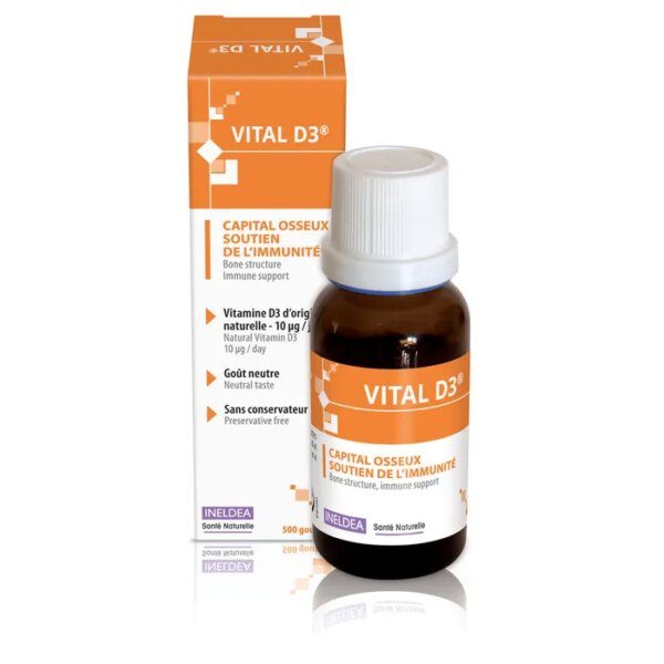 Vital D3 Capital Osseux 20ml Ineldea