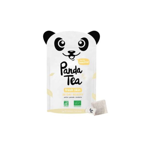 Thé Fresh Skin de Panda Tea - Éclat de la peau - 28 sachets