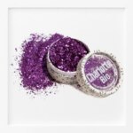 Paillettes visage Violet