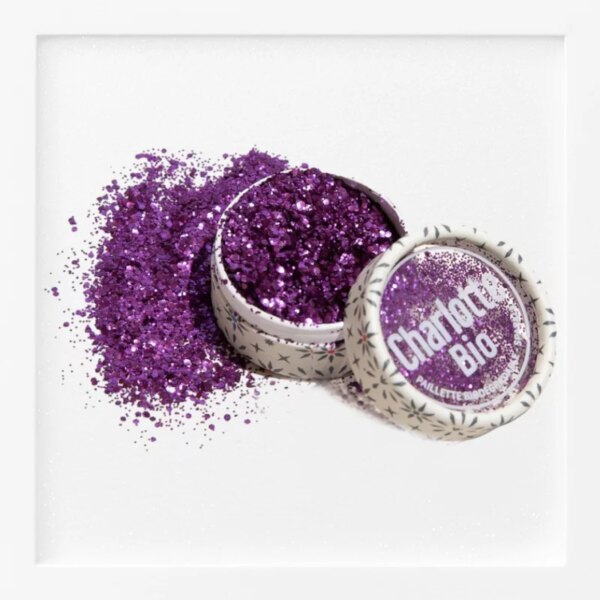 Paillettes visage Violet