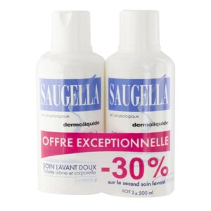 Emulsion Lavante Dermoliquide Toilette Intime 2x500ml