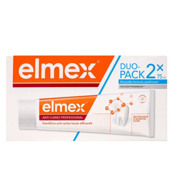Dentifrice Anti-Caries Professional Lot de 2 x 75 ml
