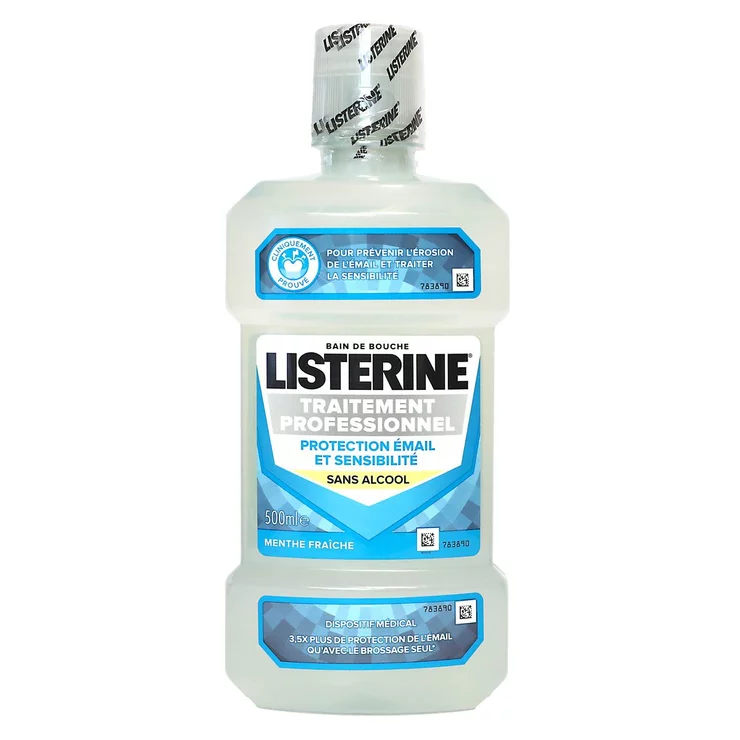 Traitement professionnel sensibilité bain bouche menthe fraîche 500ml – Image 2